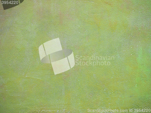 Image of Green Painted plaster wall