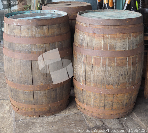 Image of Barrel cask for wine or beer