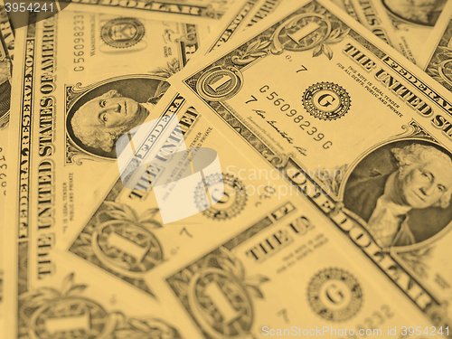 Image of Dollar notes 1 Dollar - vintage