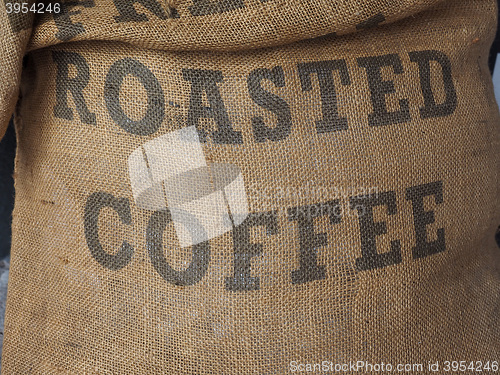 Image of Roasted coffee sack