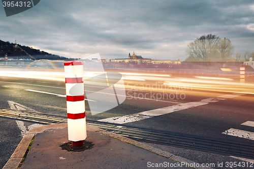 Image of Night traffic in the city