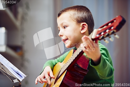 Image of Little guitarist