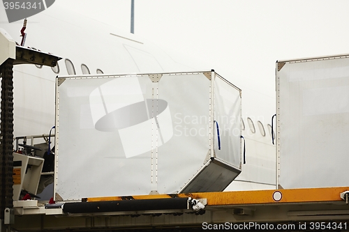 Image of Loading of cargo containers