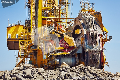 Image of Huge mining machine