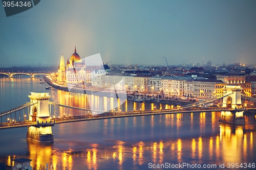 Image of Amazing twilight in Budapest