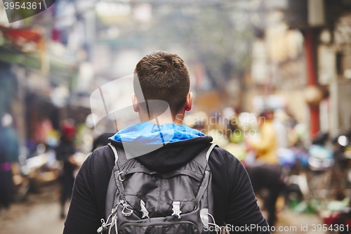 Image of Traveler in Asia