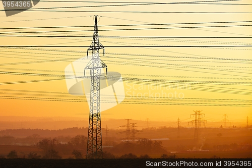 Image of Electricity pylons