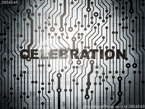 Image of Entertainment, concept: circuit board with Celebration