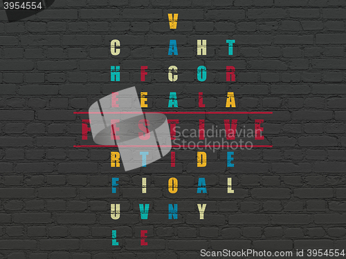 Image of Entertainment, concept: Festive in Crossword Puzzle