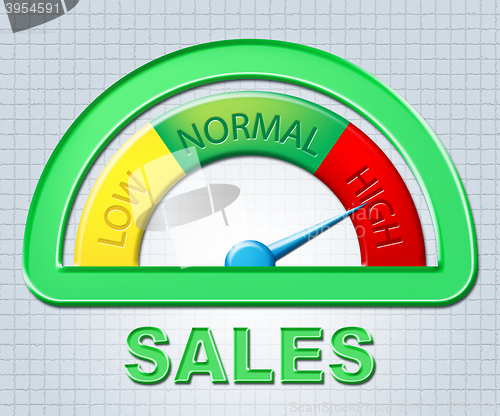 Image of High Sales Indicates Gauge Max And Offer