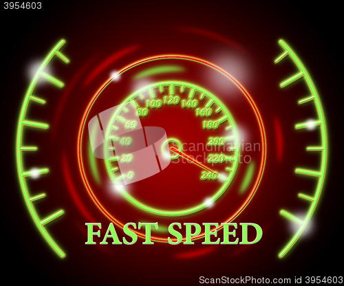 Image of Fast Speed Represents Searching Internet And Online