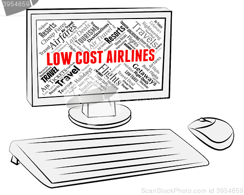 Image of Low Cost Airlines Means Carriers Discounted And Flying