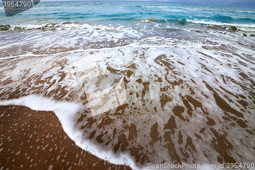 Image of Sea beach with waves