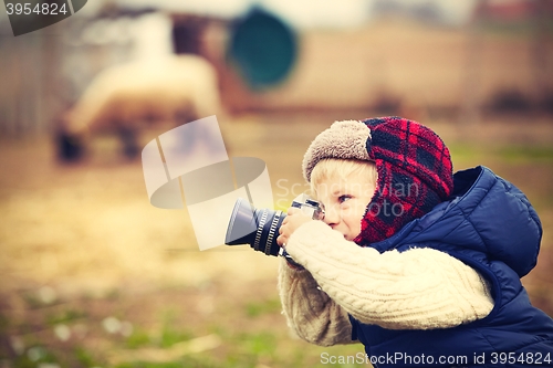 Image of Little photographer