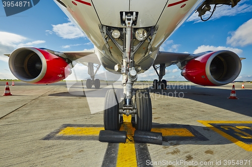 Image of Undercarriage of the aircraft