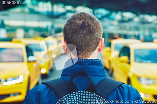 Image of Handsome young traveler 