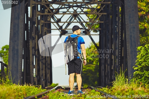 Image of Young traveler in Asia