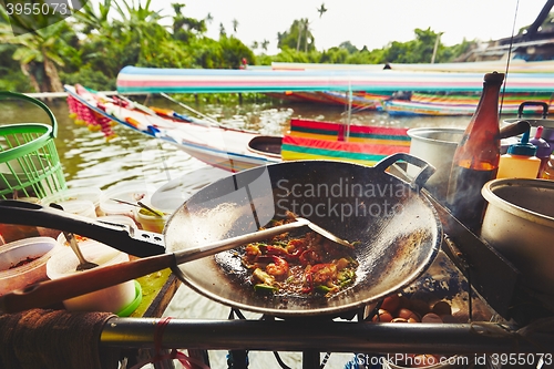 Image of Floating market in Bangkok