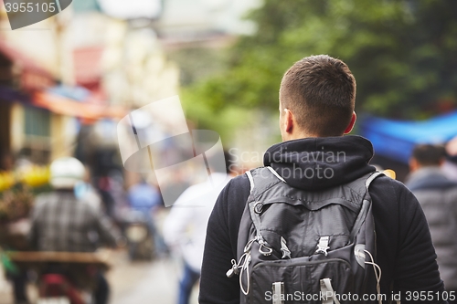 Image of Traveler in Asia