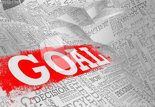 Image of Goal word cloud business concept