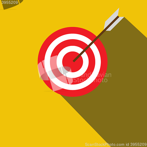 Image of Target flat icon.