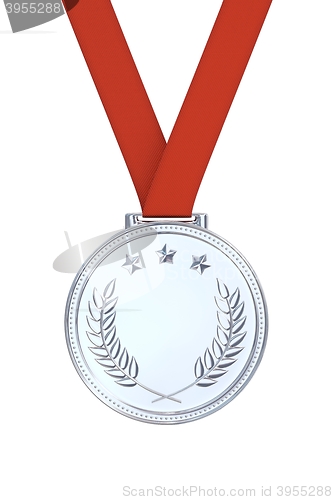 Image of Silver medal with laurels