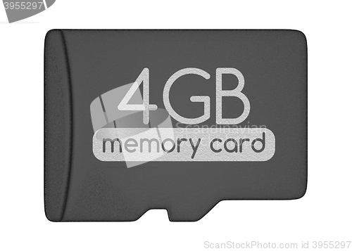 Image of MicroSD memory card.