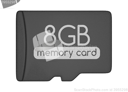 Image of MicroSD memory card.
