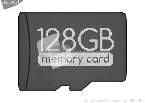 Image of MicroSD memory card.