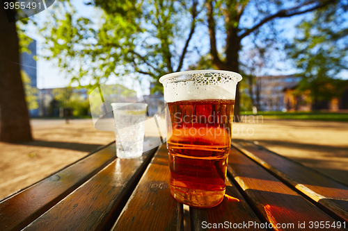 Image of Refreshment in the garden