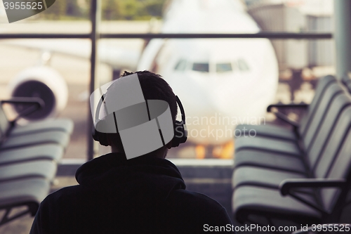 Image of Traveler at the airport