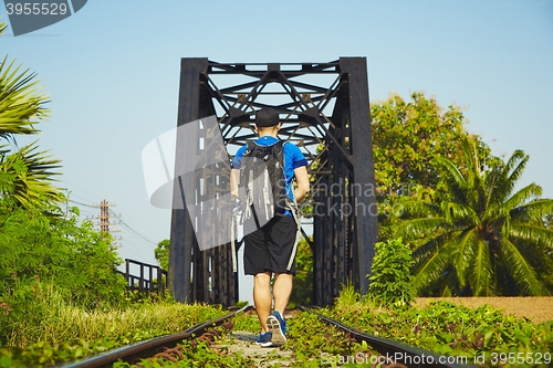 Image of Young traveler in Asia