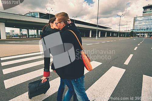 Image of Love at the airport