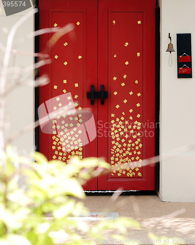 Image of Red door