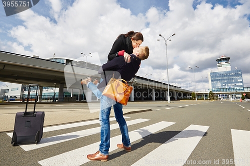 Image of Love at the airport