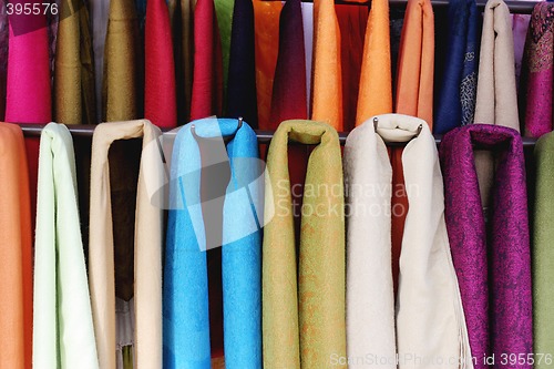 Image of Colorful scarves