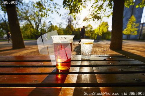 Image of Refreshment in the garden