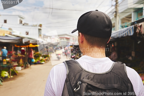 Image of Traveler in Asia