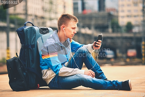 Image of Young traveler