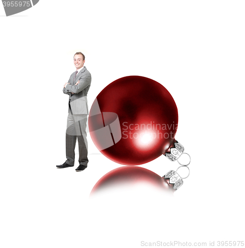 Image of Businessman with bauble