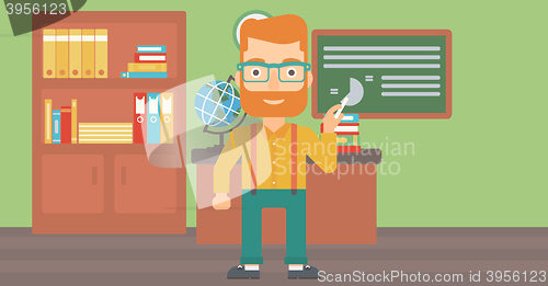 Image of Man with chalk in hand.