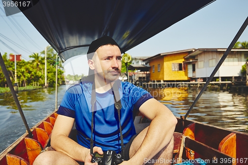 Image of Traveler on the boat