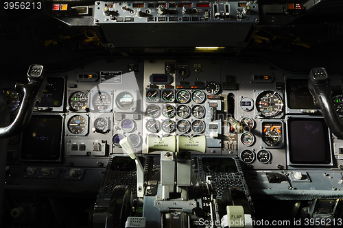 Image of Cockpit of the airplane