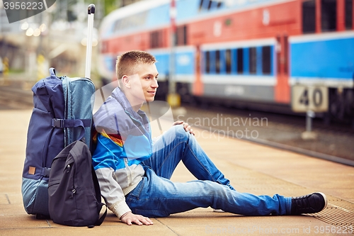 Image of Young traveler