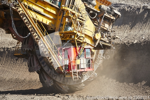 Image of Huge mining machine