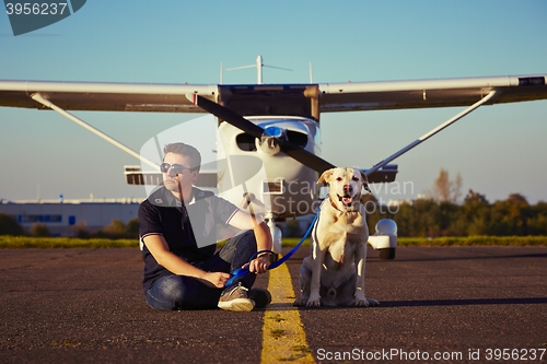 Image of Young pilot