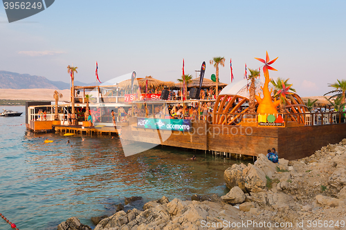 Image of Party on Zrce beach, Novalja, Pag island, Croatia.