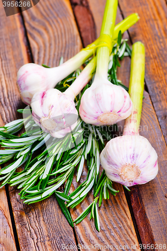 Image of garlic and rosemary