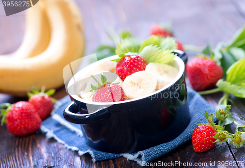 Image of strawberry with banana