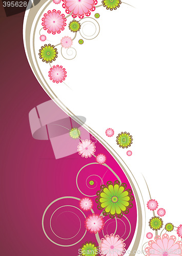 Image of floral explosion pink